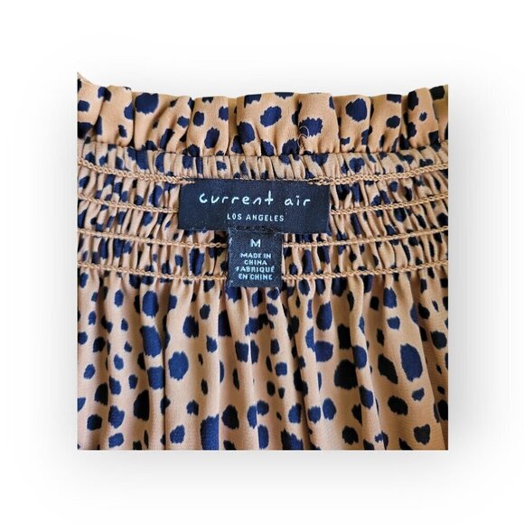 Anthropologie Current Air Dotty Tie-Neck Blouse size M - Picture 5 of 10